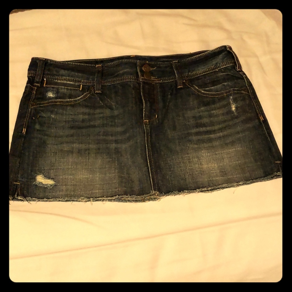 Express X2 Denim Mini Skirt